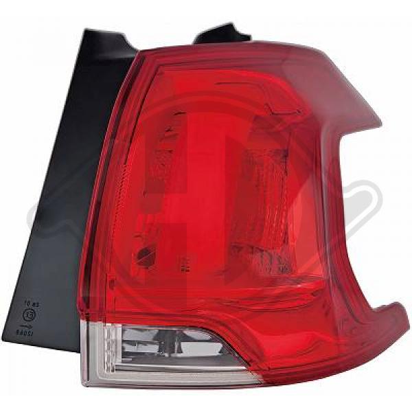 Peugeot 2008 13-16 - Lampa tylna zespolona