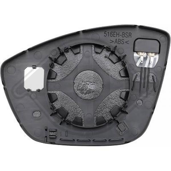 Peugeot 2008 19->> - Szkło lusterka lusterko zewnętrzne