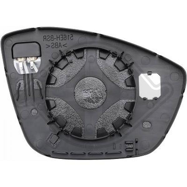 Peugeot 2008 19->> - Szkło lusterka lusterko zewnętrzne