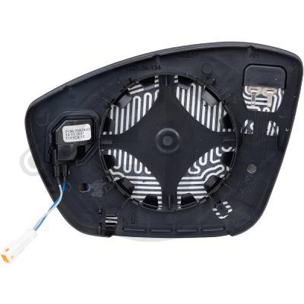 Peugeot 208 II 19->> - Szkło lusterka lusterko zewnętrzne