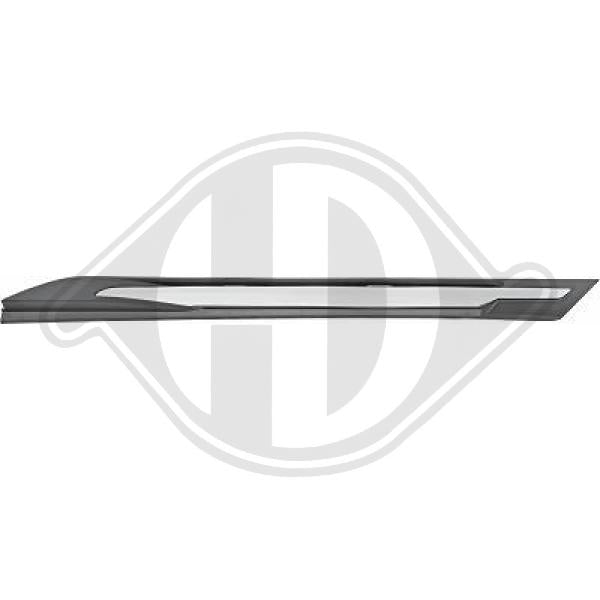 Peugeot 3008 17->> - Listwa ozdobna / ochronna zderzak