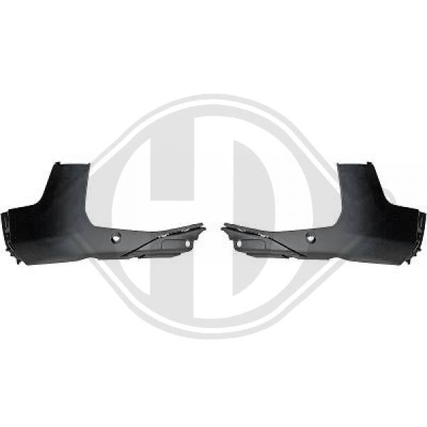 Peugeot 3008 17->> - Kratka wentylacyjna zderzak