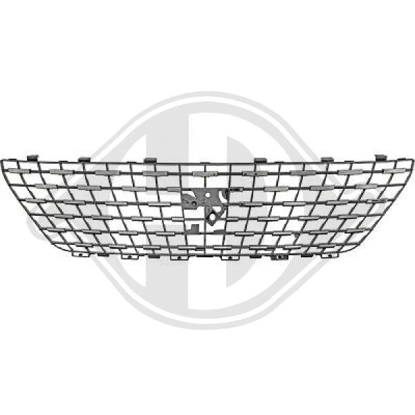 Peugeot 3008 17->> - Kratka chłodnicy (grill)