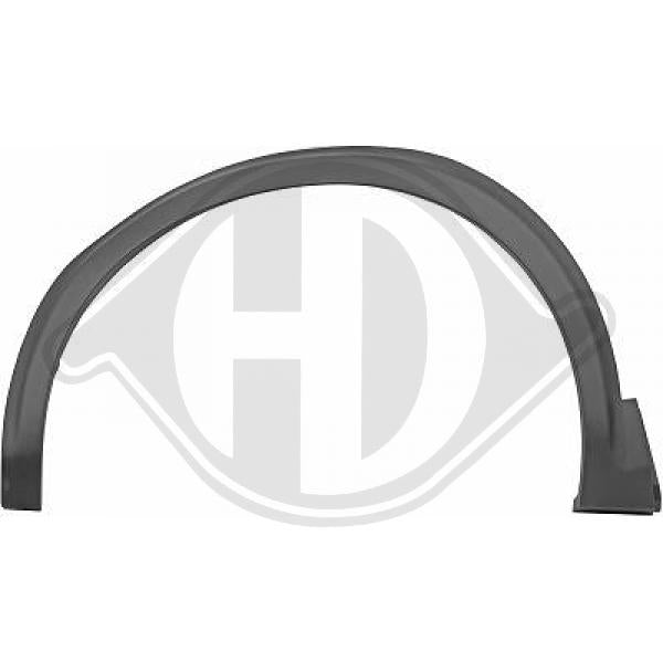 Peugeot 3008 17->> - Listwa ozdobna / ochronna błotnik