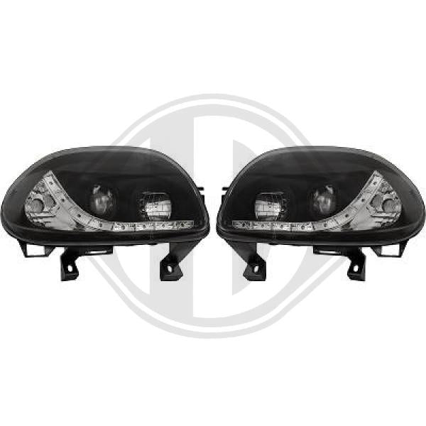 Renault Clio II 98-01 - Zestaw reflektora głównego