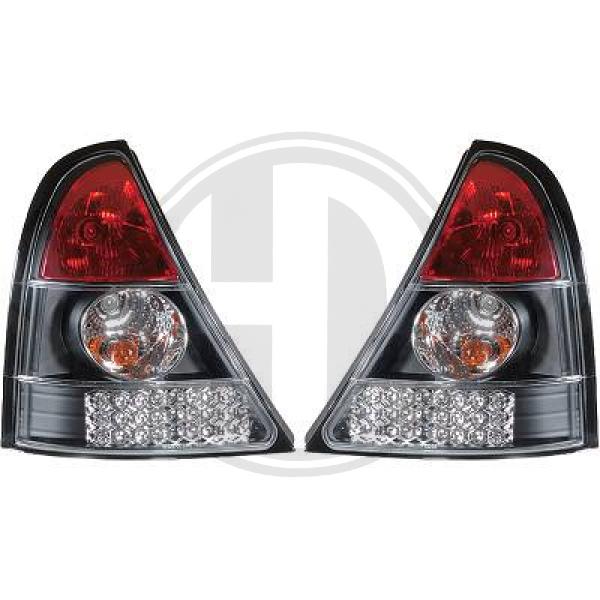 Renault Clio 01-05 - Zestaw lampy tylnej