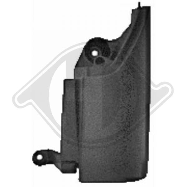 Renault Kangoo 08-13 - Listwa ozdobna / ochronna zderzak