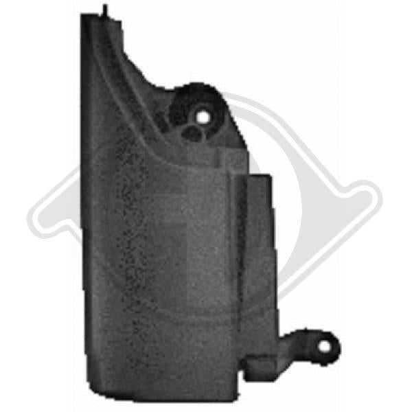 Renault Kangoo 08-13 - Listwa ozdobna / ochronna zderzak