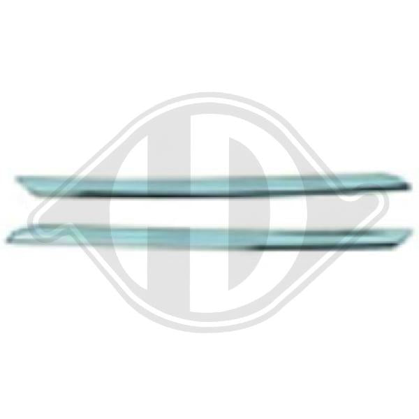 Renault Clio IV 12-16 - Listwa ozdobna / ochronna kratka chłodnicy