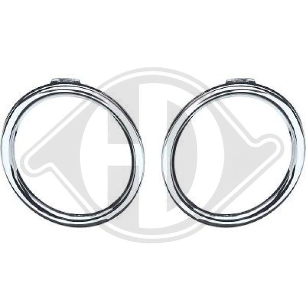 Renault Clio IV 12-16 - Rama reflektor przeciwmgłowy