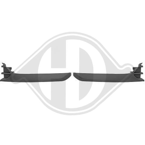 Renault Clio IV 16-19 - Zestaw listw ozdobnych / ochronnych zderzak