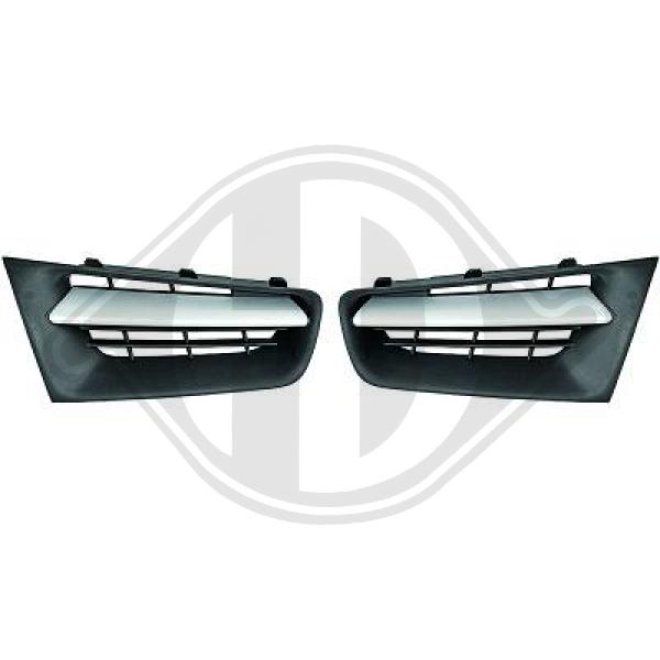 Renault Megane II 06-08 - Kratka chłodnicy (grill)