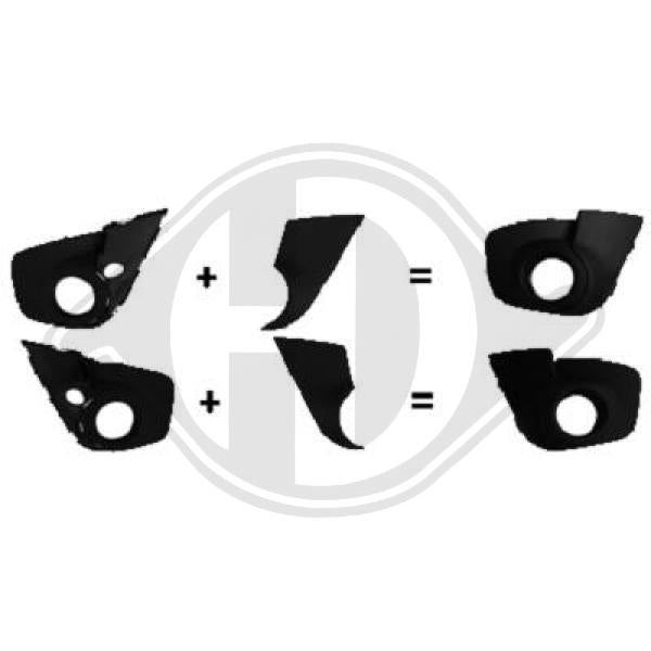 Renault Twingo GT+Dynamique 07-11 - Pokrywa reflektor przeciwmgłowy