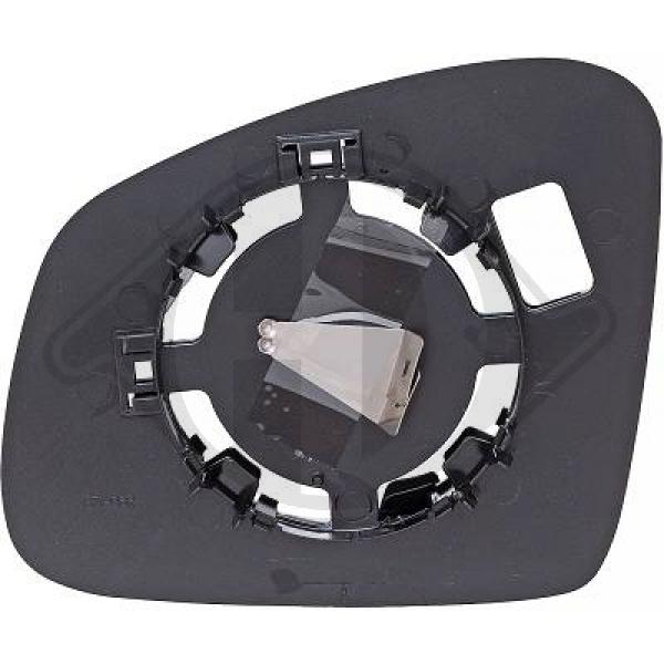 Renault Twingo III 19->> - Szkło lusterka lusterko zewnętrzne