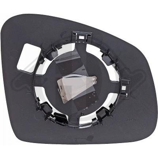 Renault Twingo III 19->> - Szkło lusterka lusterko zewnętrzne