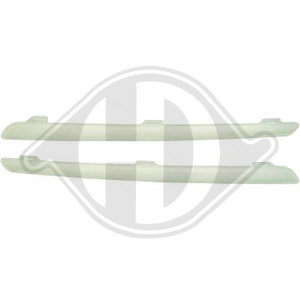 Renault Twingo III 15->> - Zestaw listw ozdobnych / ochronnych kratka chłodnicy