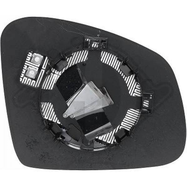 Renault Twingo III 19->> - Szkło lusterka lusterko zewnętrzne