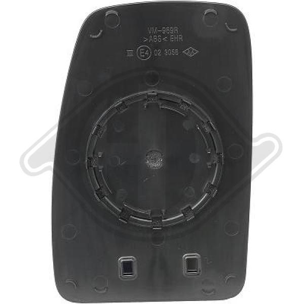 Opel Movano 03-10 - Szkło lusterka lusterko zewnętrzne