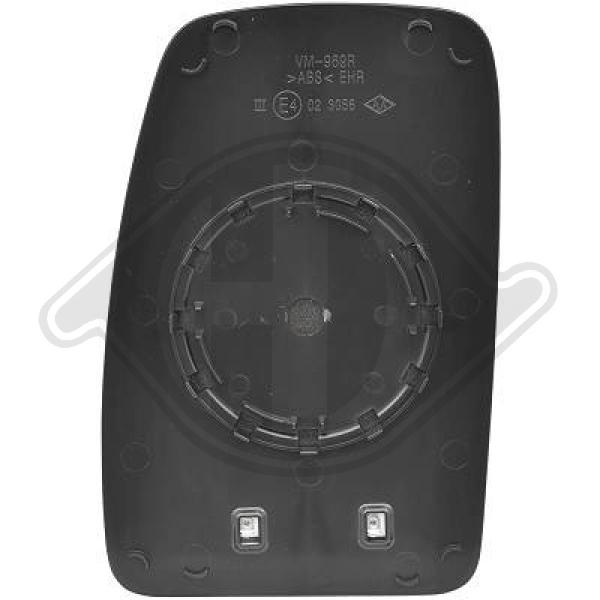 Opel Movano 03-10 - Szkło lusterka lusterko zewnętrzne