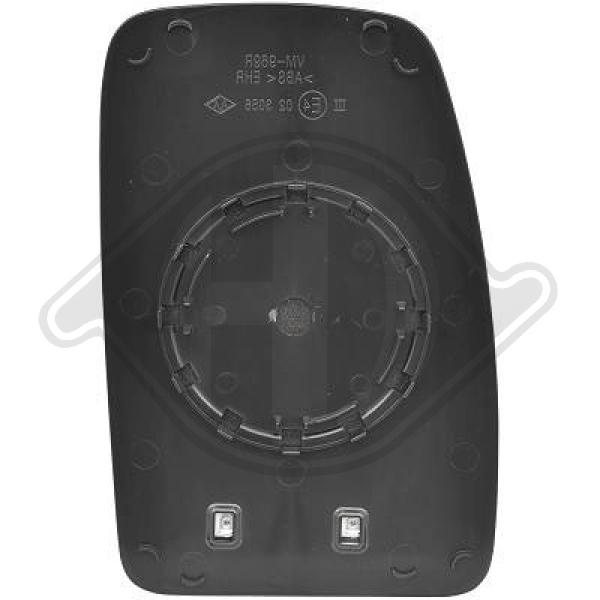 Renault Master 03-10 - Szkło lusterka lusterko zewnętrzne