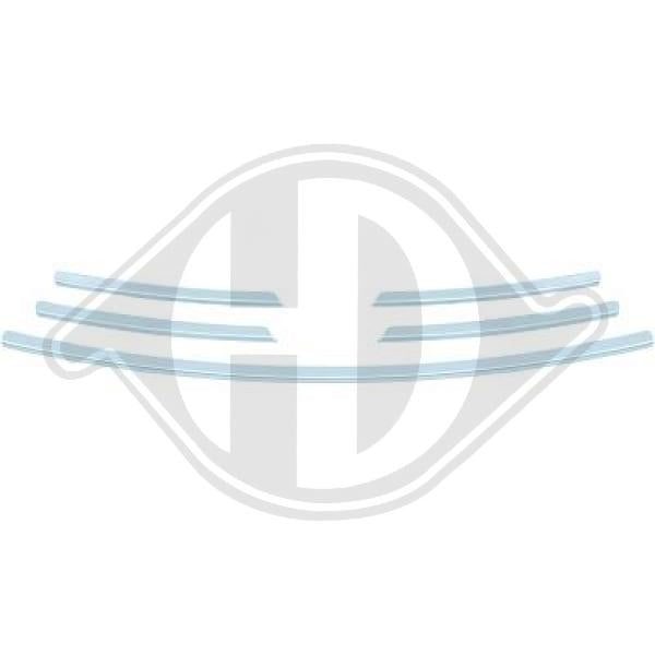 Renault Traffic III 14-19 - Listwa ozdobna / ochronna kratka chłodnicy