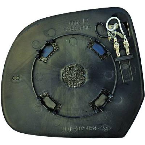 Dacia Dokker 18->> - Szkło lusterka lusterko zewnętrzne