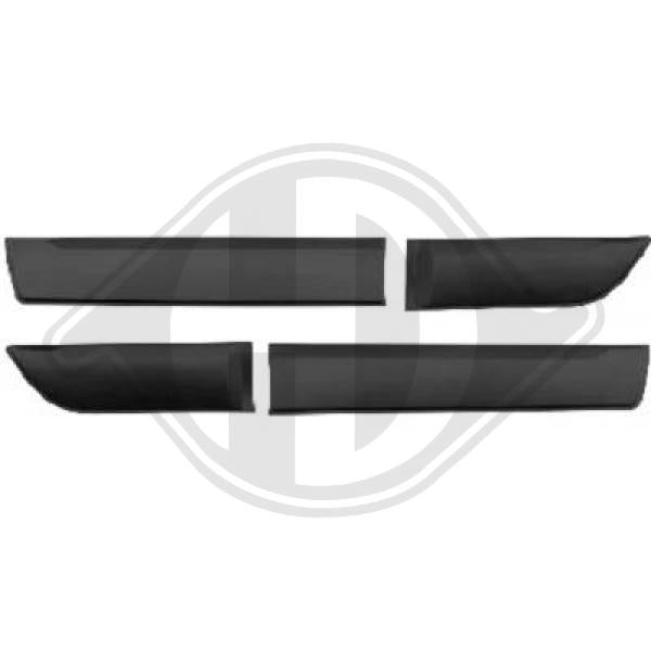 Dacia Duster 18->> - Zestaw listw ozdobnych / ochronnych