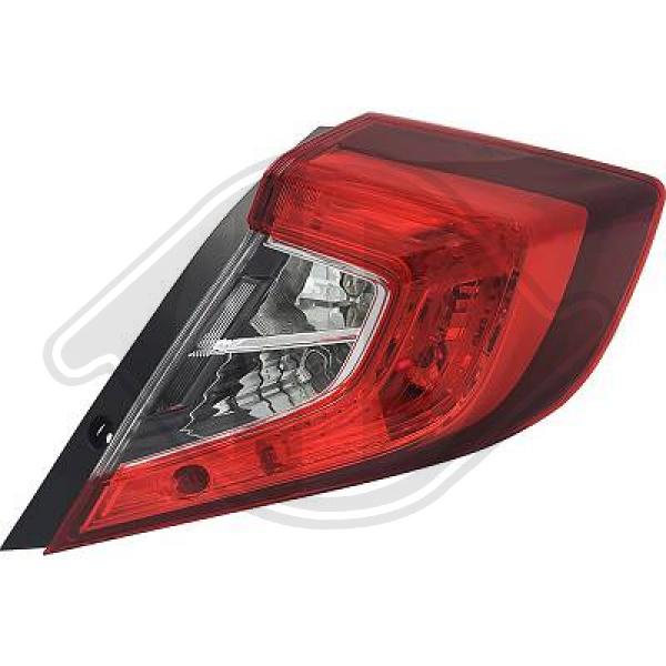 Honda Civic 17->> - Lampa tylna zespolona
