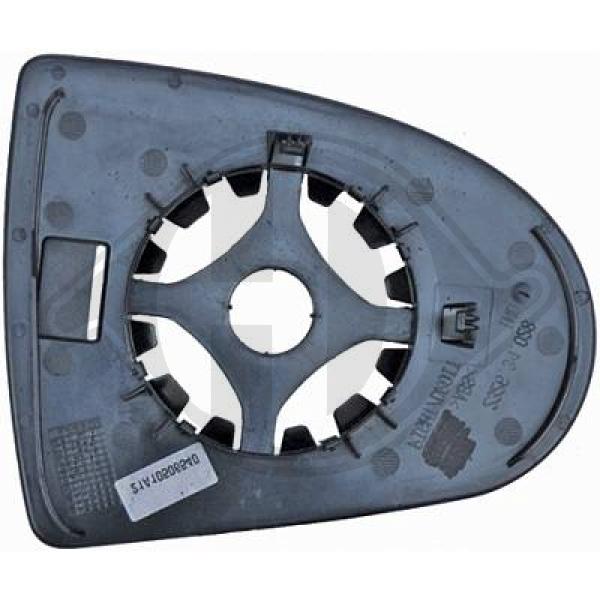 Mitsubishi Colt 3/5 trg. 04-08 - Szkło lusterka lusterko zewnętrzne