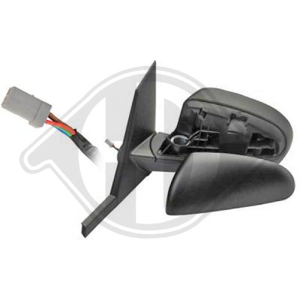 Mitsubishi Colt 3/5 trg. 04-08 - Lusterko zewnętrzne