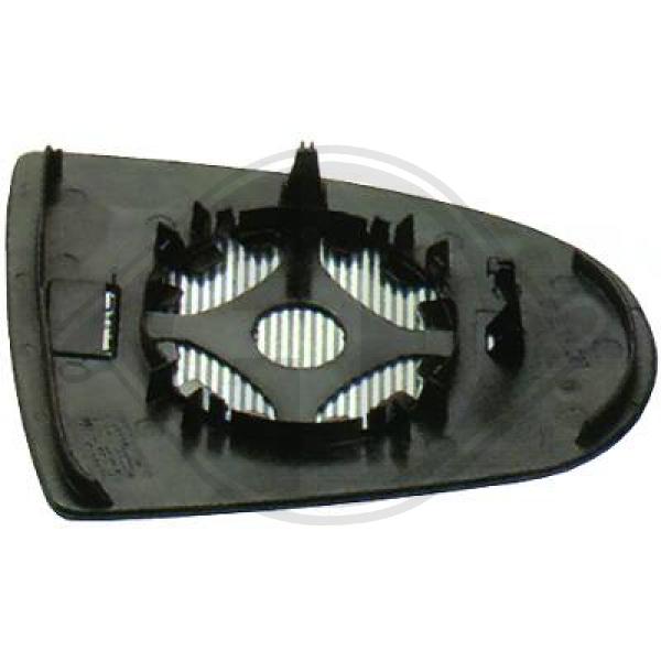 Mitsubishi Colt 3/5 trg. 04-08 - Szkło lusterka lusterko zewnętrzne