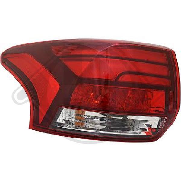 Mitsubishi Outlander 13-15 + 15-18 - Lampa tylna zespolona