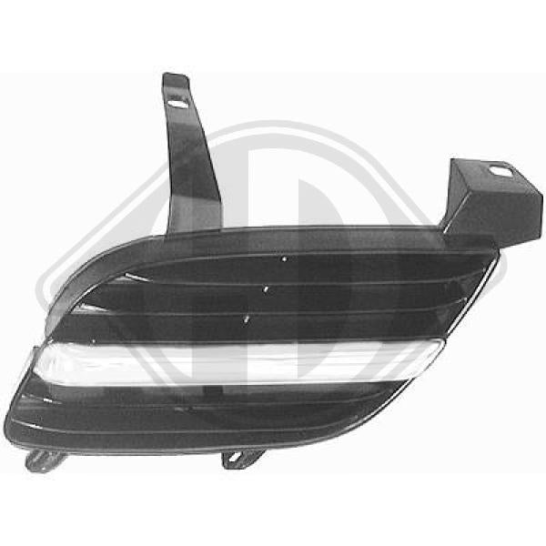 Nissan Almera N16(3/4/5Trg) 00-02 - Kratka chłodnicy (grill)