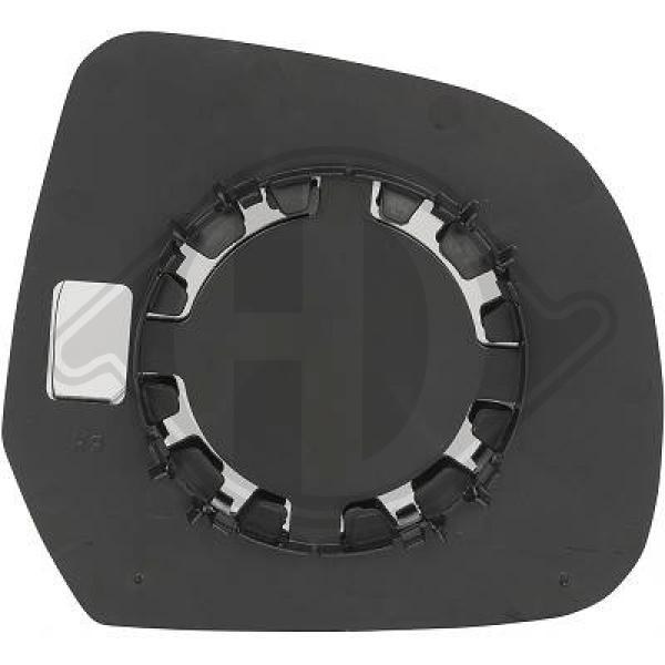 Nissan Micra K13 10-13 - Szkło lusterka lusterko zewnętrzne