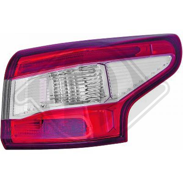 Nissan Qashqai 14-17 - Lampa tylna zespolona