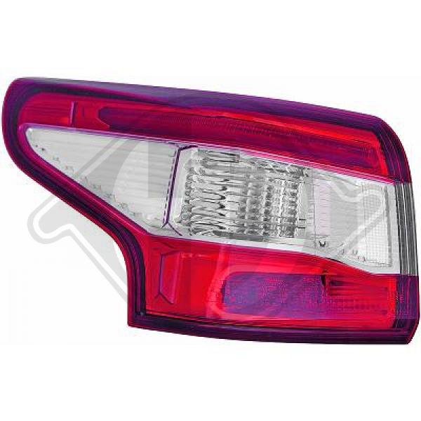 Nissan Qashqai 14-17 - Lampa tylna zespolona