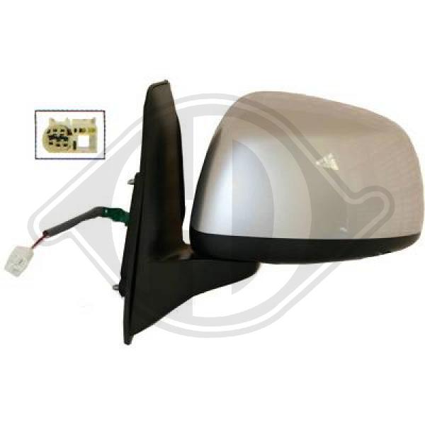 Fiat Sedici 06->> - Lusterko zewnętrzne