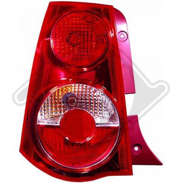 Kia Picanto 08-11 - Lampa tylna zespolona