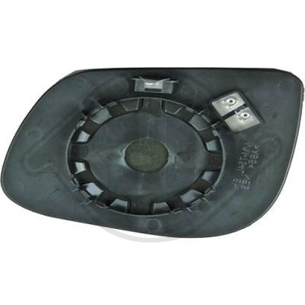 Kia Picanto 11-15 - Szkło lusterka lusterko zewnętrzne