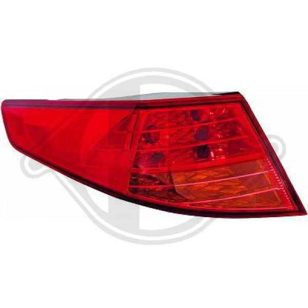 Kia Optima 12-15 - Lampa tylna zespolona