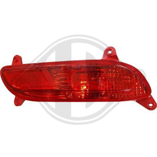 Kia Rio (TYP UB) 11-15 - Światło odblaskowe tylne