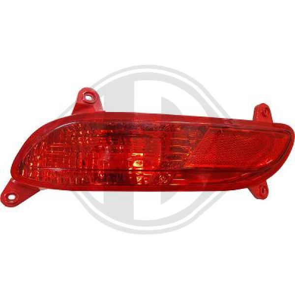 Kia Rio (TYP UB) 11-15 - Lampy przeciwmgłowe tylne
