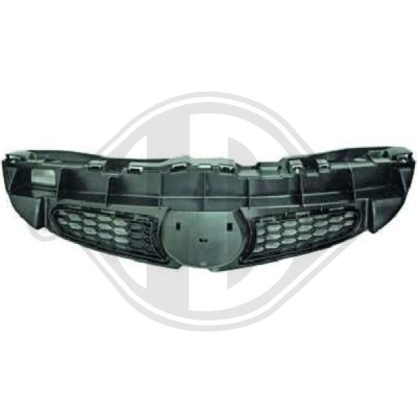 Toyota Aygo 09-12 - Kratka chłodnicy (grill)