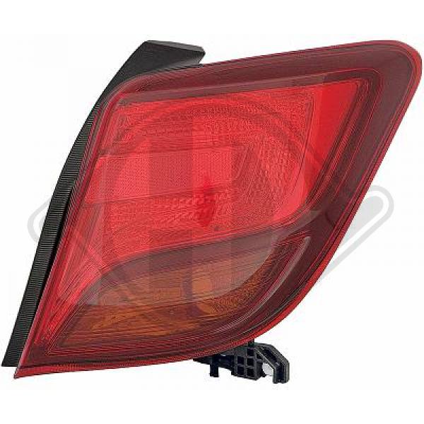 Toyota Yaris 14-17 - Lampa tylna zespolona
