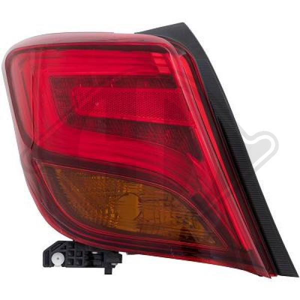 Toyota Yaris 14-17 - Lampa tylna zespolona