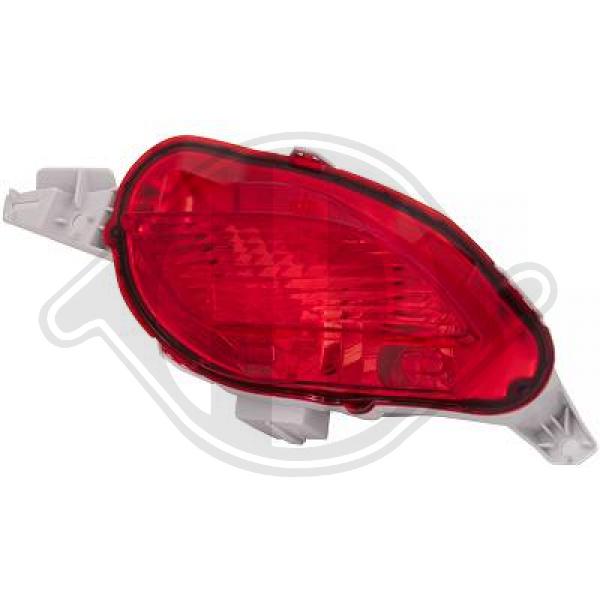 Toyota Yaris 14-17 - Lampy przeciwmgłowe tylne
