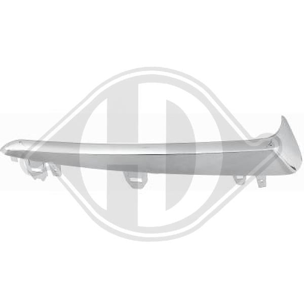 Toyota Yaris 17->> - Listwa ozdobna / ochronna zderzak