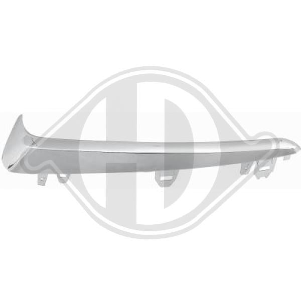 Toyota Yaris 17->> - Listwa ozdobna / ochronna zderzak