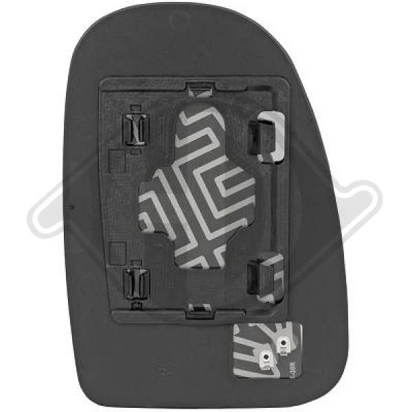 Toyota IQ 09->> - Szkło lusterka lusterko zewnętrzne