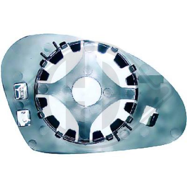 Seat Altea 04-09 - Szkło lusterka lusterko zewnętrzne
